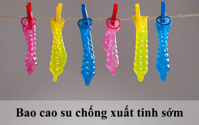 Dùng bao cao su khi quan hệ là cách điều trị xuất tinh sớm tại nhà an toàn