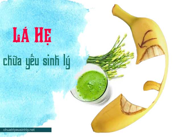 Cách chữa yếu sinh lý bằng lá hẹ