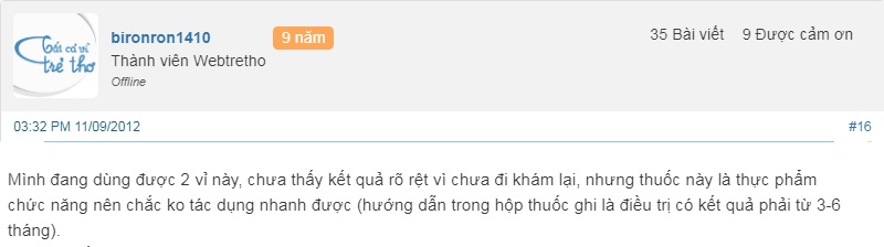 thuốc nữ vương có tốt không
