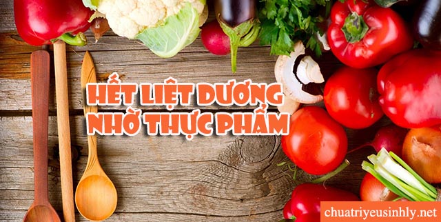 Thực phẩm chữa liệt dương