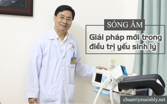 Sóng âm là giải pháp mới cho nam giới yếu sinh lý