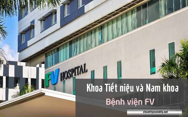 khám nam khoa tại khoa Tiết niệu và Nam khoa bệnh viện FV