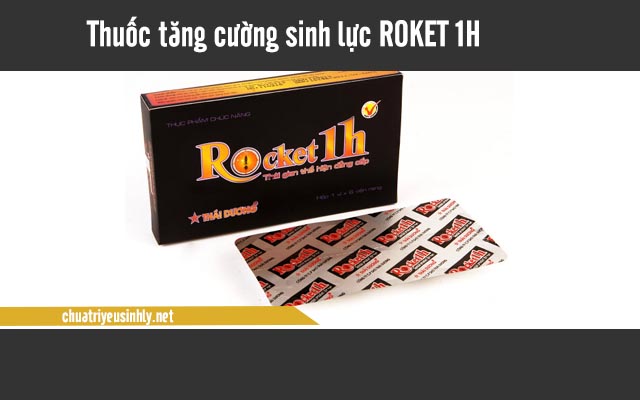 Rocket 1h là sản phẩm tăng cường sinh lý, điều trị chứng xuất tinh sớm