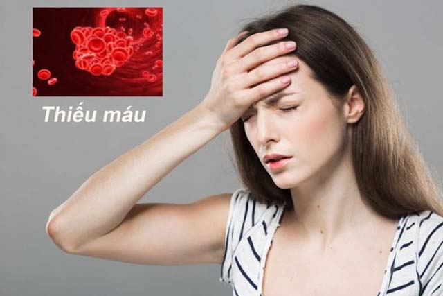 Thiếu máu là tác hại của bệnh thận yếu