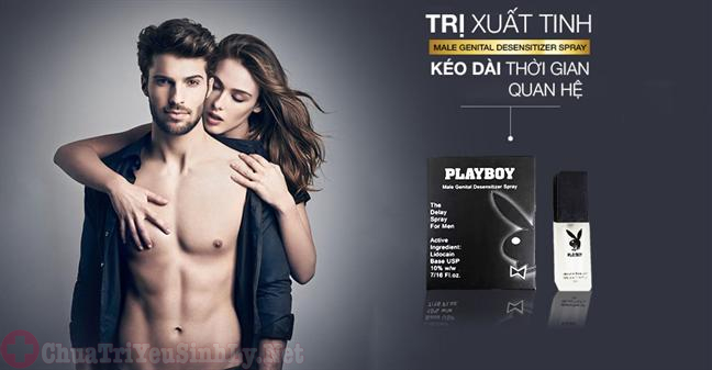 Chai xịt chống xuất tinh sớm Playboy hỗ trợ điều trị bệnh cho nam giới