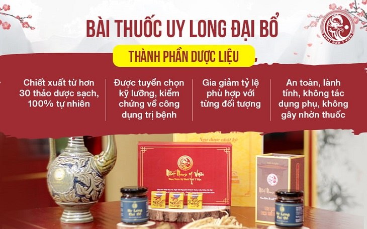 Ưu điểm trong thành phần Uy Long Đại Bổ