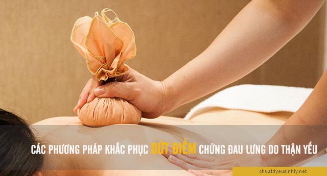 khắc phục chứng thận yếu gây đau lưng 