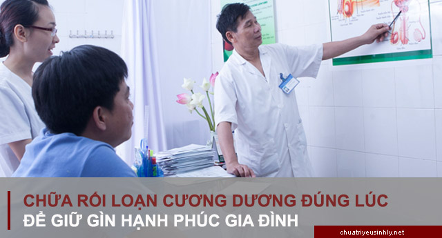 bảng giá chữa rối loạn cương dương tại một số bệnh viện