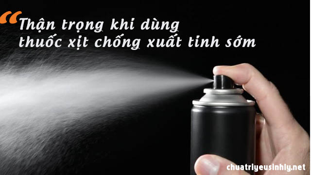 Dùng thuốc xịt chống xuất tinh sớm có hại không?