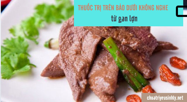 chữa bệnh trên bảo dưới không nghe bằng gan lợn