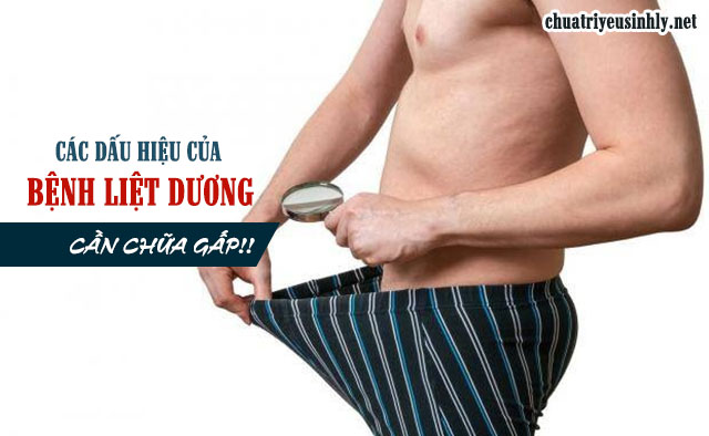 triệu chứng liệt dương ở nam giới