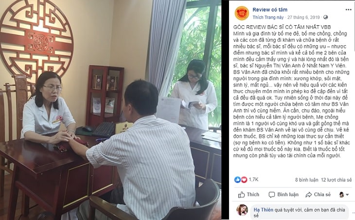 Tiến sĩ, bác sĩ Nguyễn Thị Vân Anh đã giúp hàng ngàn quý ông thoát cảnh xuất tinh sớm