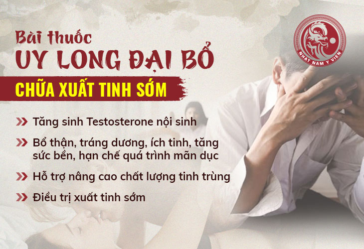 Uy Long Đại Bổ có nhiều công dụng tuyệt vời điều trị xuất tinh sớm