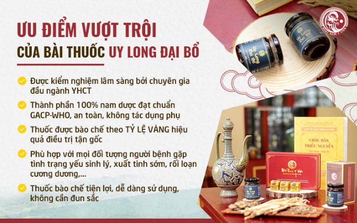 Ưu điểm nổi bật của bài thuốc