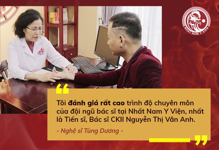 Nghệ sĩ Tùng Dương đánh giá cao hiệu quả điều trị tại Nhất Nam Y Viện v